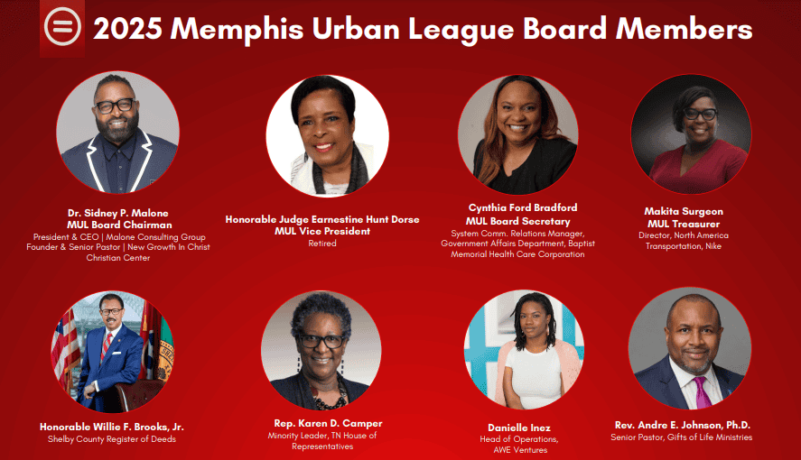 Memphis Urban League Announces New Board Members for 2025